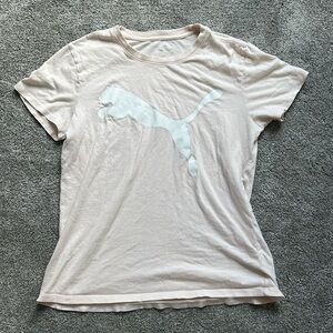 Pink Puma Short Sleeve T-shirt